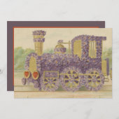 かわいいヴィンテージバレンタイン シーズンカード (正面/裏面)