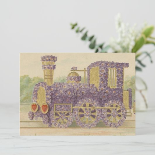 かわいいヴィンテージバレンタイン シーズンカード (スタンド正面)