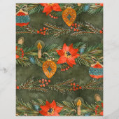 かわいいヴィンテージフェスティバルスクラップブック紙 (裏面)