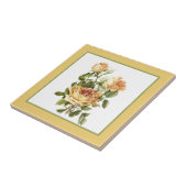 かわいいヴィンテージフローラバラ タイル (側面)