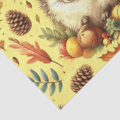 かわいいヴィンテージヘッジホッグのシームレスパターン 薄葉紙 (詳細)