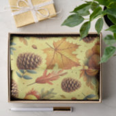 かわいいヴィンテージヘッジホッグのシームレスパターン 薄葉紙 (ギフト)