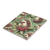 かわいいヴィンテージヘッジホッグパターン タイル (側面)