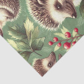 かわいいヴィンテージヘッジホッグパターン 薄葉紙 (詳細)