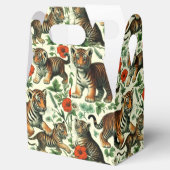 かわいいヴィンテージベビータイガーシームレス フェイバーボックス (オープン)