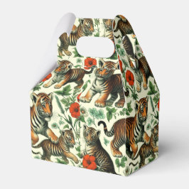 かわいいヴィンテージベビータイガーシームレス フェイバーボックス