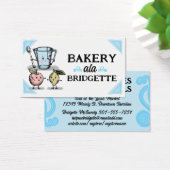 かわいいヴィンテージベーキングベーカリーの名刺 (デスク)