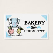 かわいいヴィンテージベーキングベーカリーの名刺 (正面)