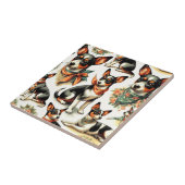 かわいいヴィンテージラットテリアシームレス タイル (側面)