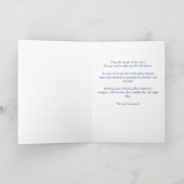 かわいいヴィンテージレトロフェアリースターリーナイトホリデイ カード (内部)