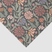 かわいいヴィンテージレトロフラワーズティッシュペーパー 薄葉紙 (詳細)