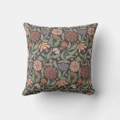 かわいいヴィンテージレトロフラワーズ装飾用クッション クッション (裏面)