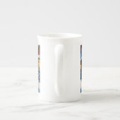 かわいいヴィンテージ伝統的クリスマス ボーンチャイナマグカップ (裏面)