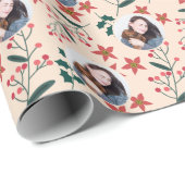 かわいいヴィンテージ写真 ラッピングペーパー (ロールコーナー)