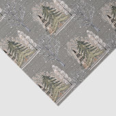 かわいいヴィンテージ冬のクリスマスパターン 薄葉紙 (詳細)