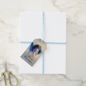 かわいいヴィンテージ天使 ギフトタグ (より糸付き)