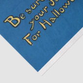 かわいいヴィンテージ子どもハロウィンカボチャを彫る 薄葉紙 (詳細)