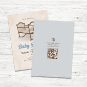 かわいいヴィンテージ子供部屋カスタムベビーシャワー 招待状