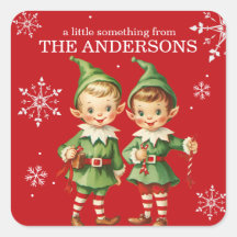 かわいいヴィンテージ小妖精や小人クラシッククリスマスカスタム