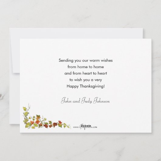 かわいいヴィンテージ巡礼少女と料理ポット シーズンカード (裏面)