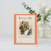 かわいいヴィンテージ巡礼者 ポストカード (スタンド正面)