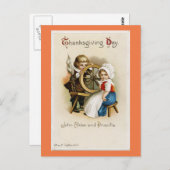 かわいいヴィンテージ巡礼者 ポストカード (正面/裏面)