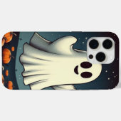 かわいいヴィンテージ幽霊&パンプキンハロウィーンアート Case-Mate iPhoneケース (裏面 (横))