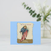 かわいいヴィンテージ愛国商品 ポストカード (スタンド正面)