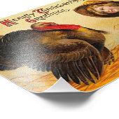 かわいいヴィンテージ感謝祭 フォトプリント            (角)