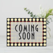 かわいいヴィンテージ映画マーキーベビー超音波写真 案内状 (スタンド正面)