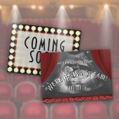 かわいいヴィンテージ映画マーキーベビー超音波写真 案内状