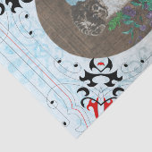 かわいいヴィンテージ犬のモチーフの技術およびdecoupage 薄葉紙 (詳細)