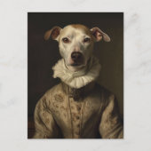かわいいヴィンテージ犬 ポストカード (正面)