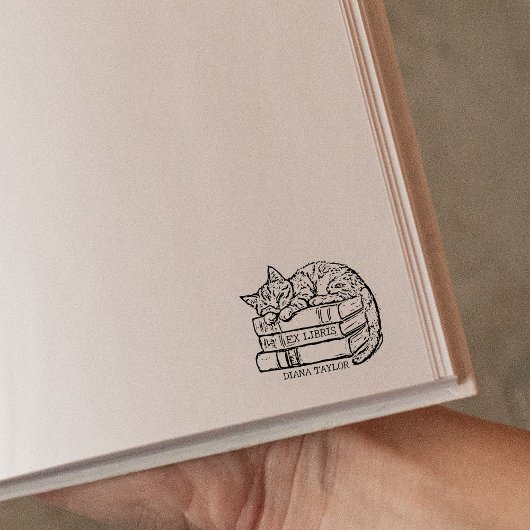 かわいいヴィンテージ猫の本 ラバースタンプ