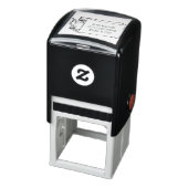 かわいいヴィンテージ猫インバッグ差出人住所 セルフインキングスタンプ (商品)