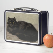 かわいいヴィンテージ猫好き メタルランチボックス (インサイチュ)