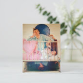 かわいいヴィンテージ疲れて眠い父のパパカード (スタンド正面)