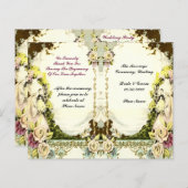 かわいいヴィンテージ結婚式 (正面/裏面)