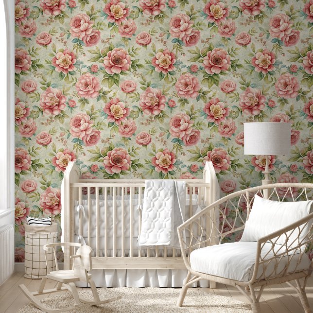 かわいいヴィンテージ自然フローラエフェメラ 壁紙 (キッズ)