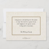 かわいいヴィンテージ踊りアイリッシュカップル シーズンカード (裏面)