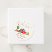 かわいいヴィンテージ農家市場納屋周囲の庭ベビーシャワー フェイバータグ (インサイチュ)