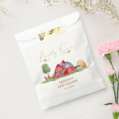 かわいいヴィンテージ農家市場納屋周囲の庭ベビーシャワー フェイバーバッグ (封をした状態)