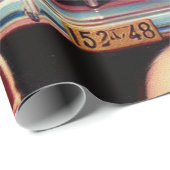 かわいいヴィンテージ1950s少女 ラッピングペーパー (ロールコーナー)