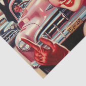 かわいいヴィンテージ1950s少女 薄葉紙 (詳細)