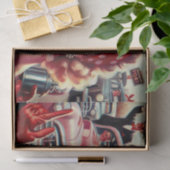 かわいいヴィンテージ1950s少女 薄葉紙 (ギフト)