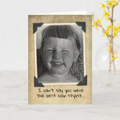 かわいいヴィンテージ50年代のヘアマザーズデイ カード (黄色い花)