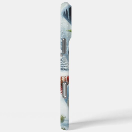 かわいいヴィンテージ/お洒落クリスマス/冬雪だるま Case-Mate iPhoneケース (裏面 / 右)