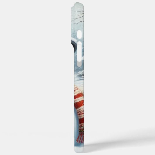 かわいいヴィンテージ/お洒落クリスマス/冬雪だるま Case-Mate iPhoneケース (裏面 / 左)