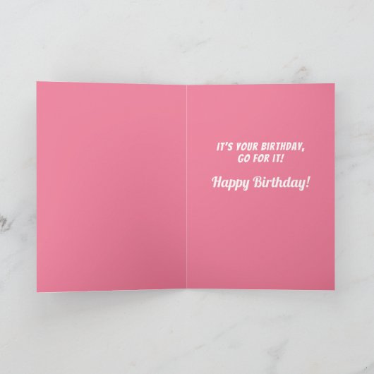 かわいいヴィンテージ·フォト·カーディスペインのオはカップケーキ用 カード (内部)