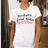 かわいいヴィーナスタイポグラフィTシャツ Tシャツ